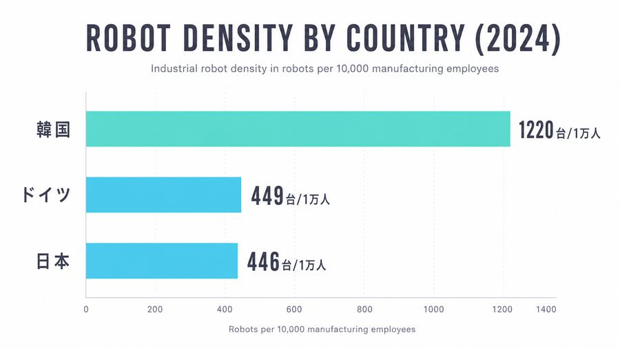 Robot Density by Country (2024)