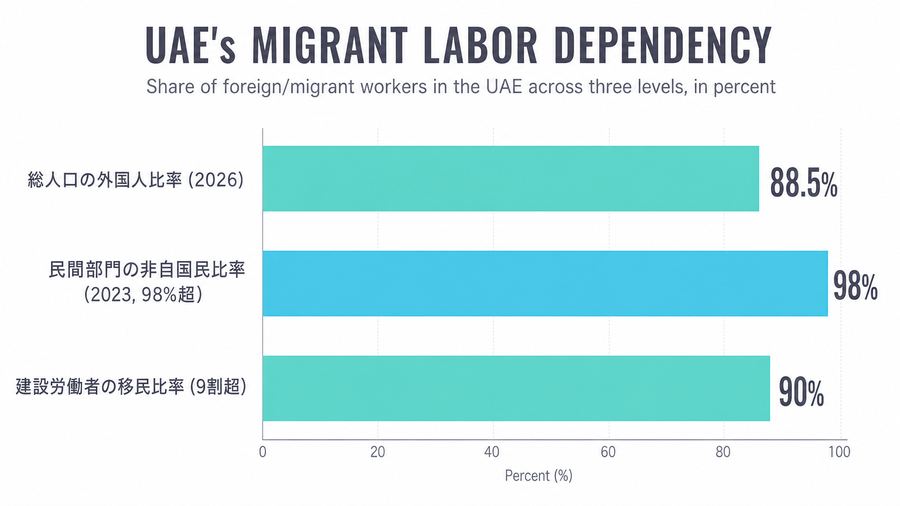 UAE's Migrant Labor Dependency