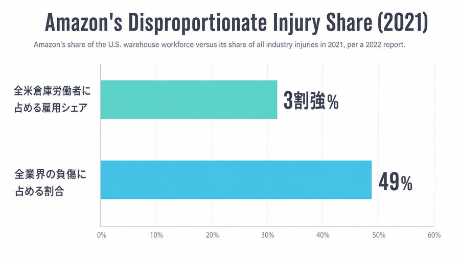 Amazon's Disproportionate Injury Share (2021)