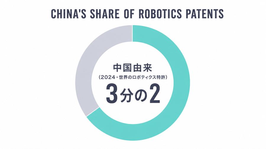 China's Share of Robotics Patents