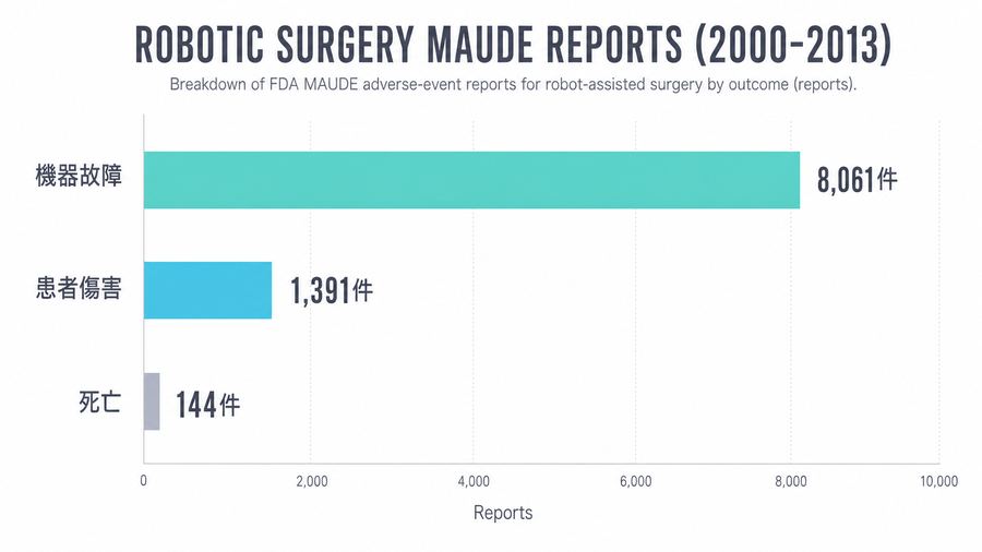 Robotic Surgery MAUDE Reports (2000-2013)