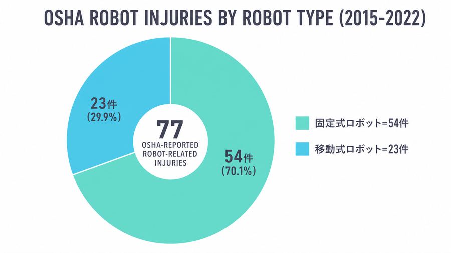 OSHA Robot Injuries by Robot Type (2015-2022)
