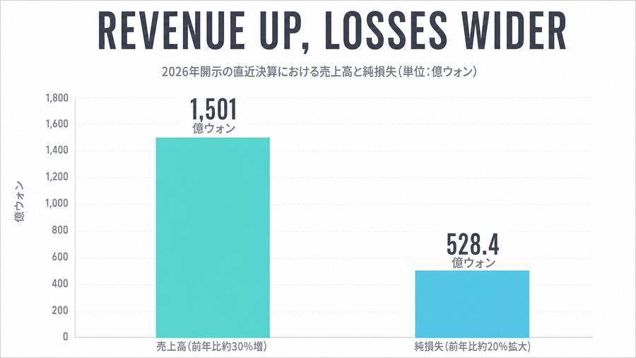 Revenue Up, Losses Wider