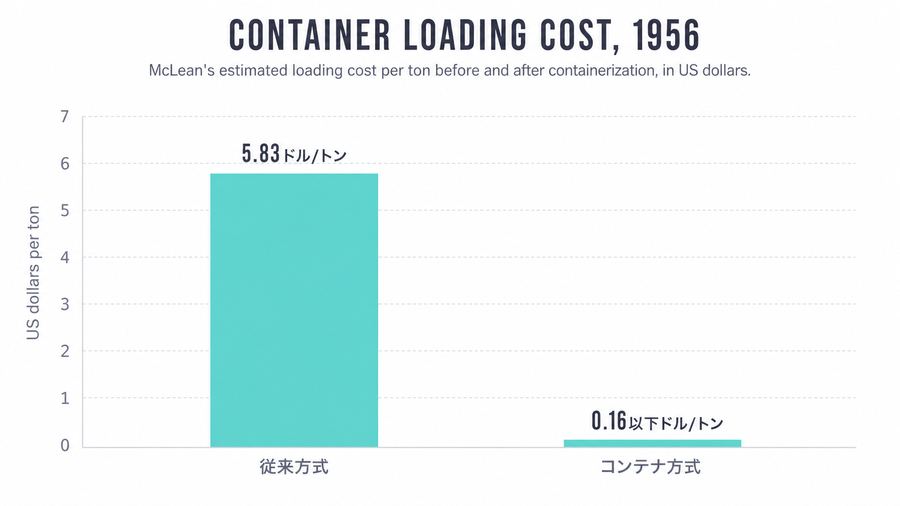 Container Loading Cost, 1956