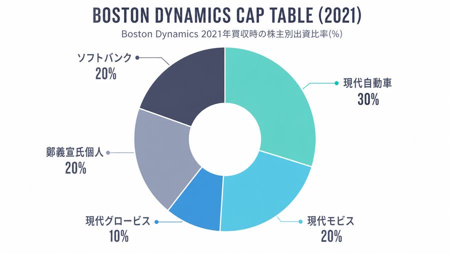 Boston Dynamics Cap Table (2021)