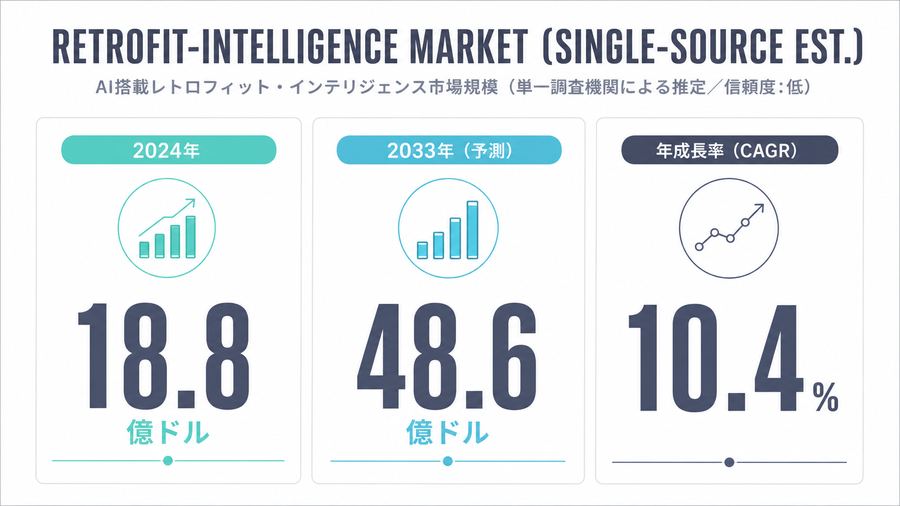 Retrofit-intelligence market (single-source est.)